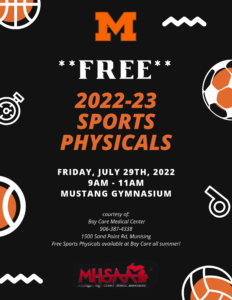 Athletic Physicals Being Offered at MHHS